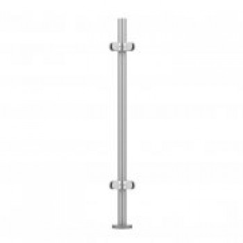 42.4mm Round 90* Corner Post - 1000mm